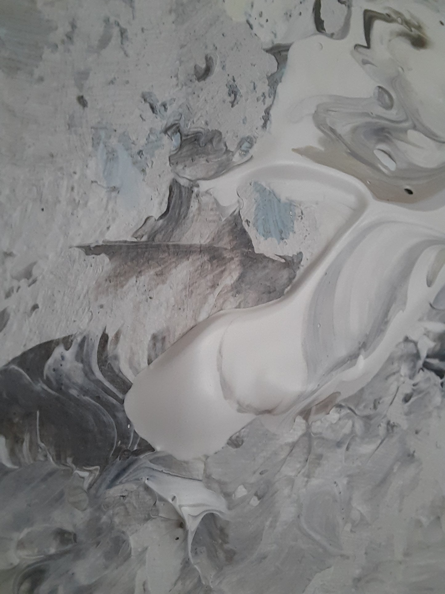 Luna - Texturált, modern, absztrakt akril festmény (100x80cm)
