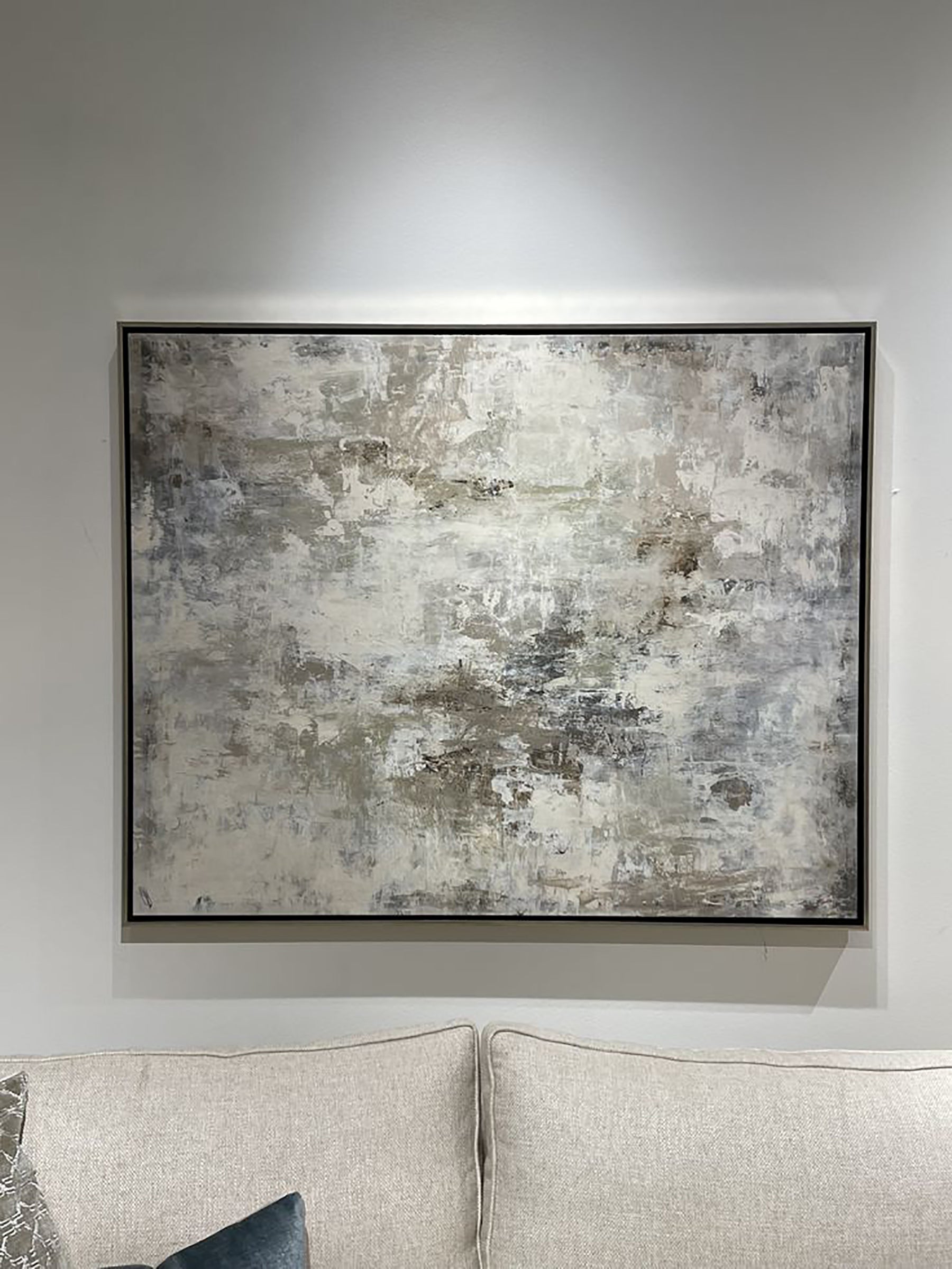 Callie - Texturált, 3D felületű akril festmény (130x100cm) - MINIMAL COLLECTION