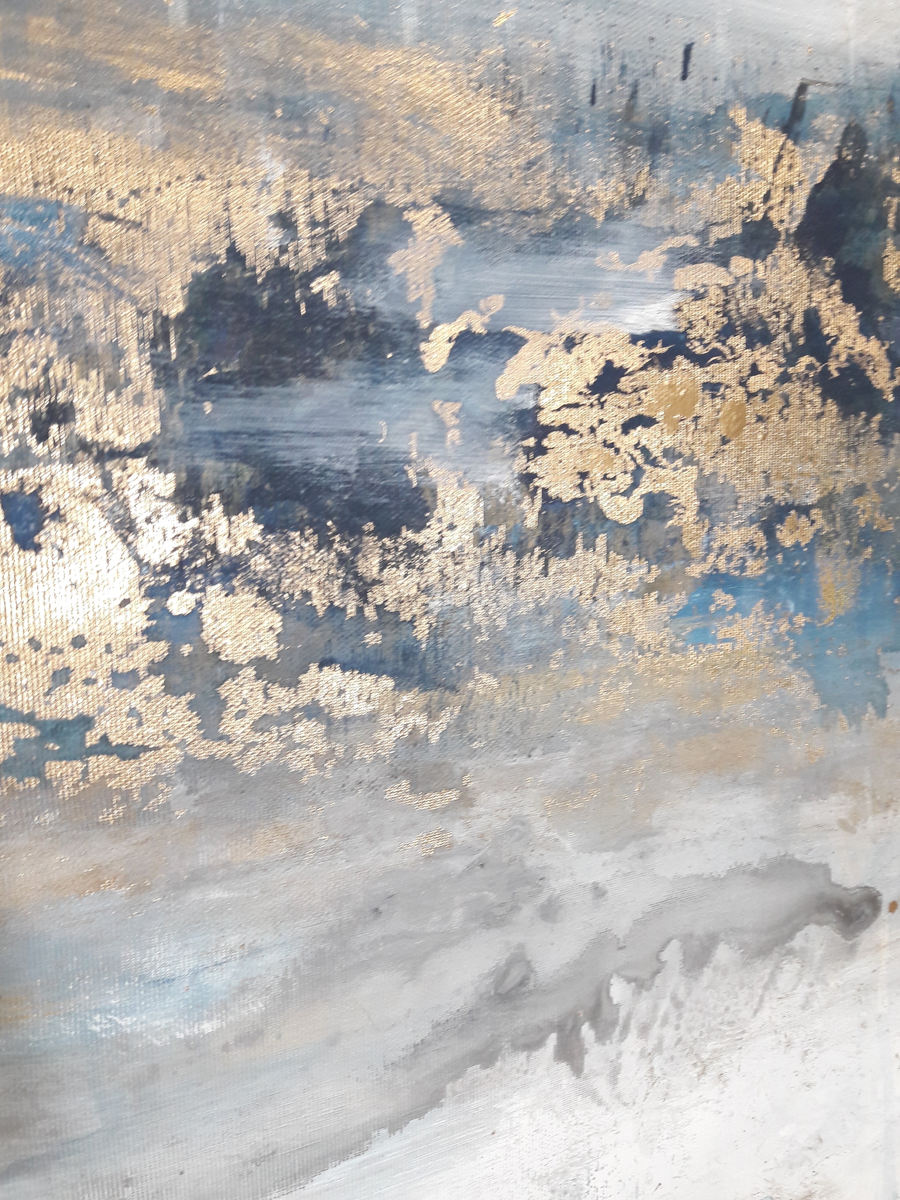 Madeline - Texturált, 3D felületű akril festmény (140x80cm) - MINIMAL COLLECTION