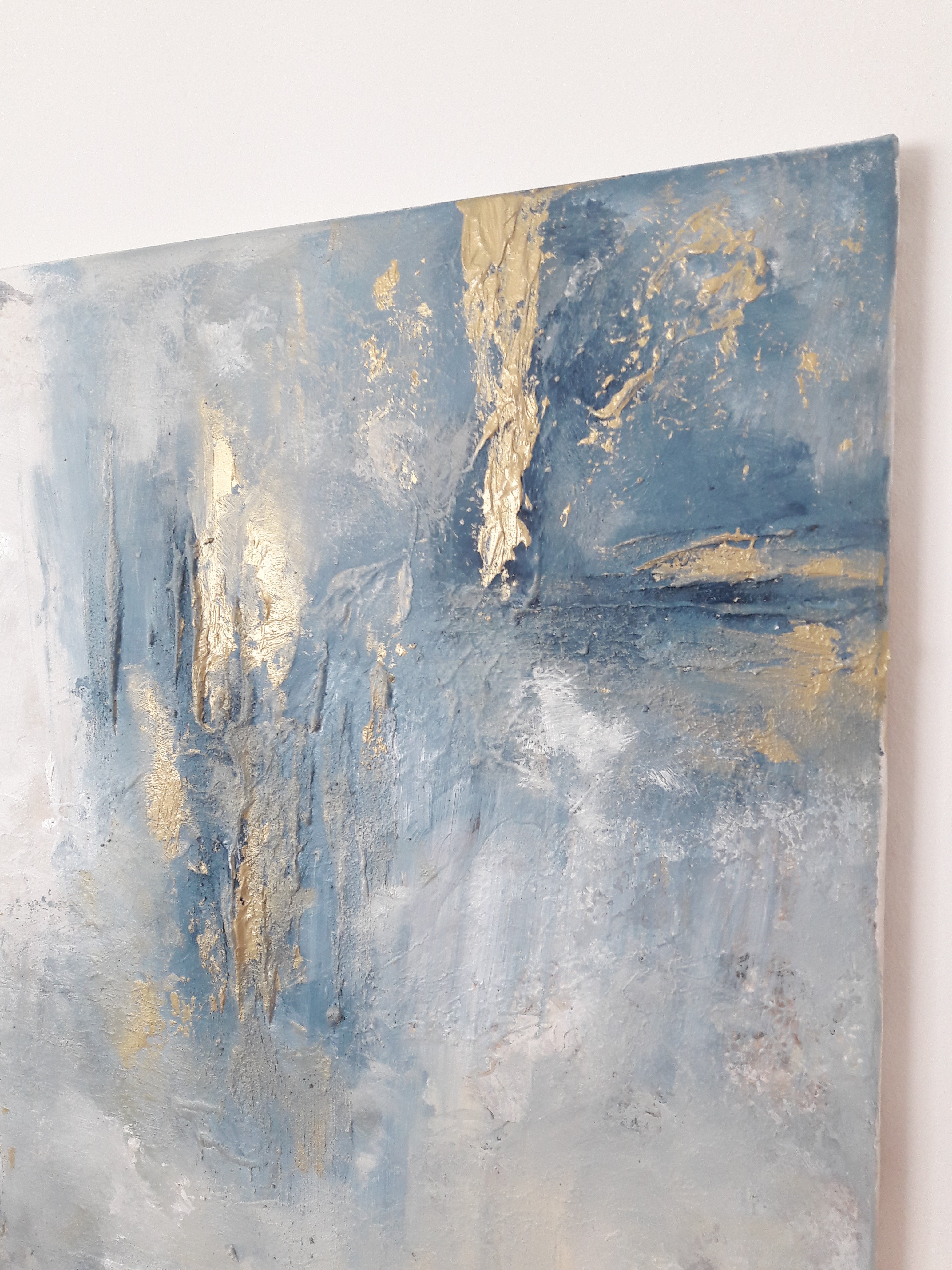 Maren - Texturált, 3D felületű akril festmény (130x80cm) - MINIMAL COLLECTION