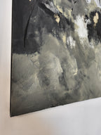 Magnolia - Texturált akril festmény (100x80cm) - MINIMAL COLLECTION