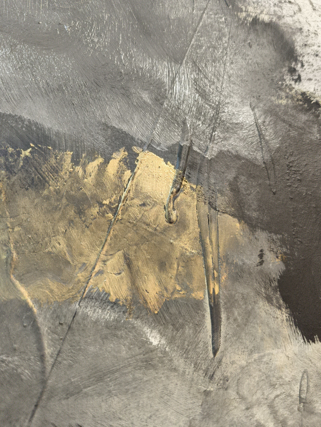 Kézzel készített 3D felületű akril festmény (100x80cm) - Mala - MINIMAL COLLECTION