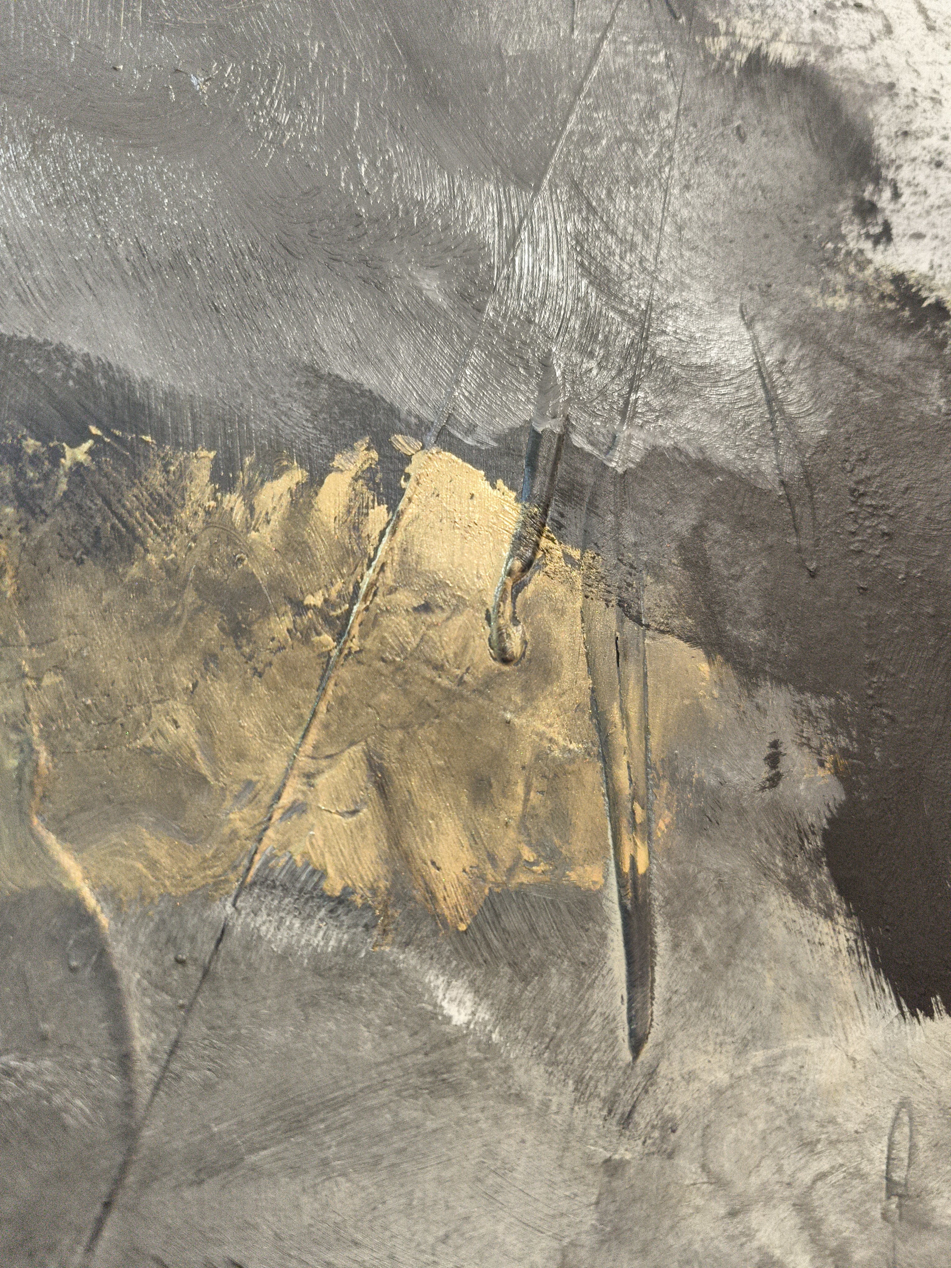 Kézzel készített 3D felületű akril festmény (100x80cm) - Mala - MINIMAL COLLECTION