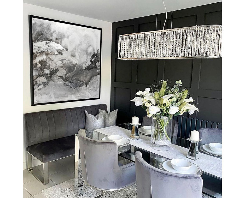 Charcoal Sky - Akril festmény - MARBLE COLLECTION