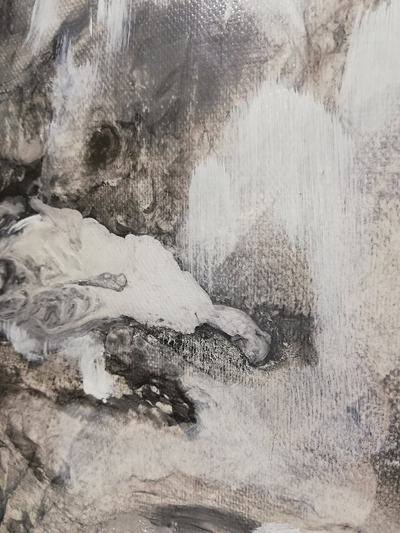 Charcoal Sky - Akril festmény - MARBLE COLLECTION