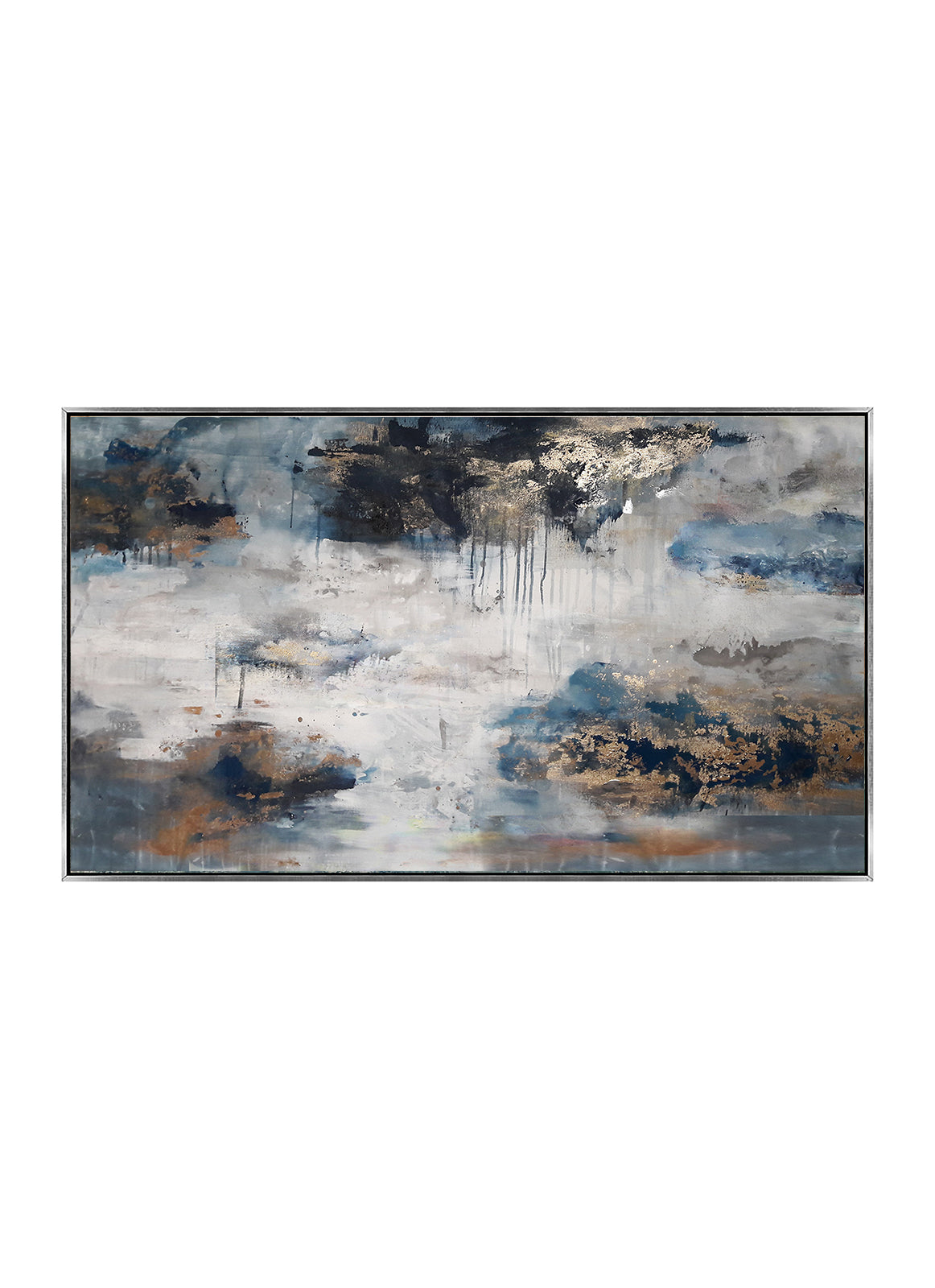 Madeline - Texturált, 3D felületű akril festmény (140x80cm) - MINIMAL COLLECTION