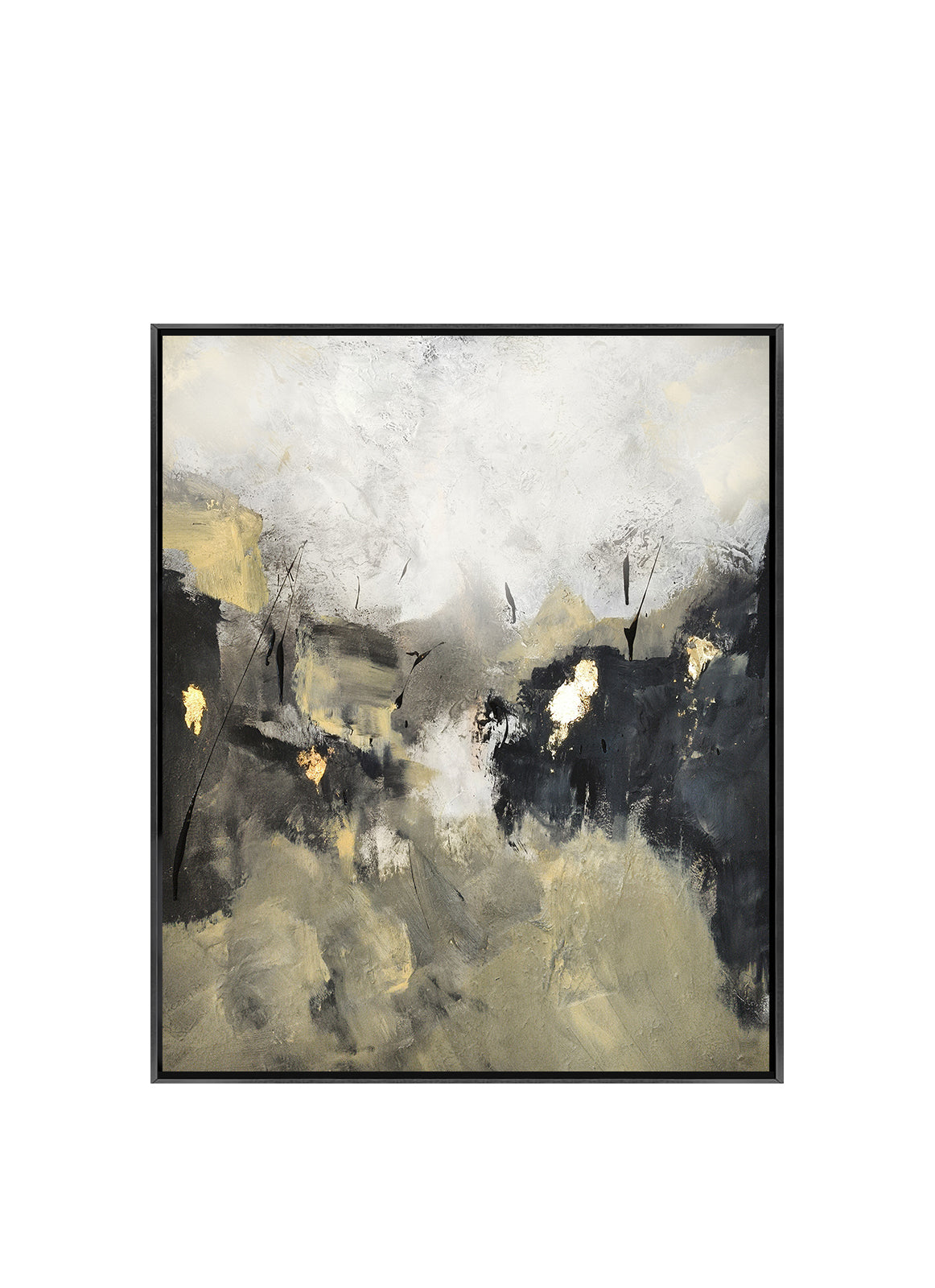 Magnolia - Texturált akril festmény (100x80cm) - MINIMAL COLLECTION