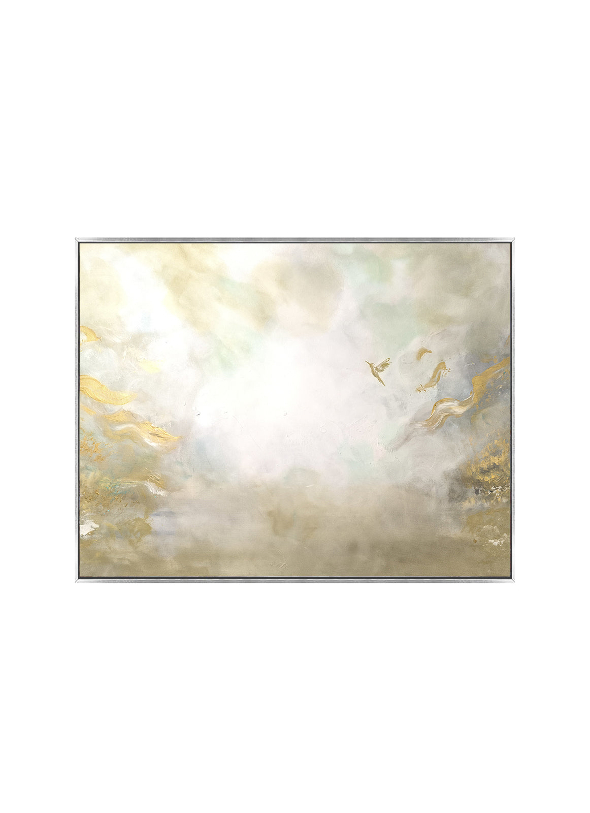 Endless Sky - Texturált, modern, absztrakt akril festmény (100x80cm)