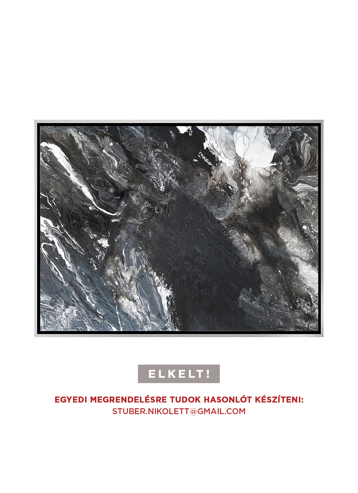 Deep Sea - Akril festmény - MARBLE COLLECTION