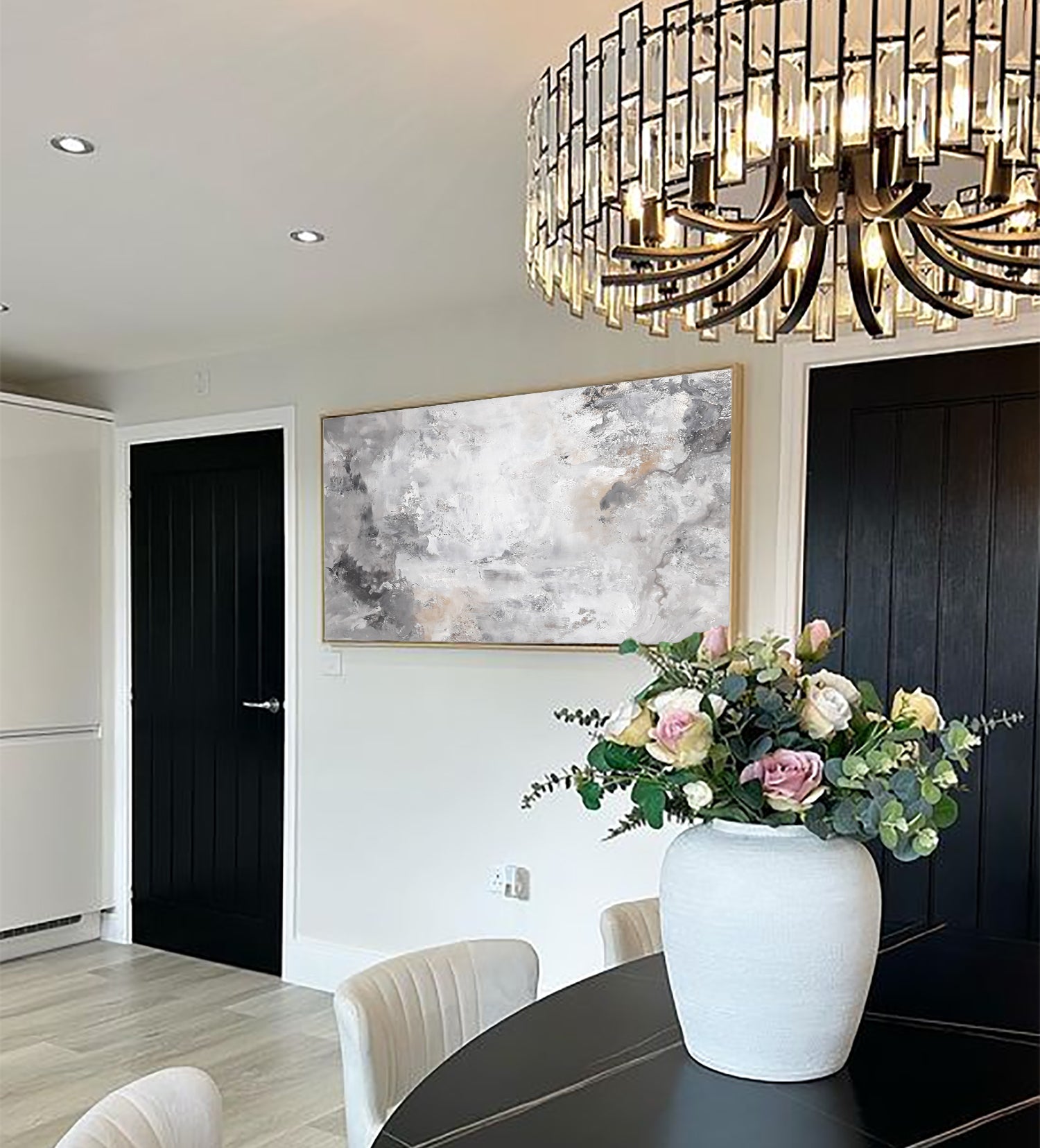 Millie - Texturált, 3D felületű akril festmény (140x80cm) - MINIMAL COLLECTION