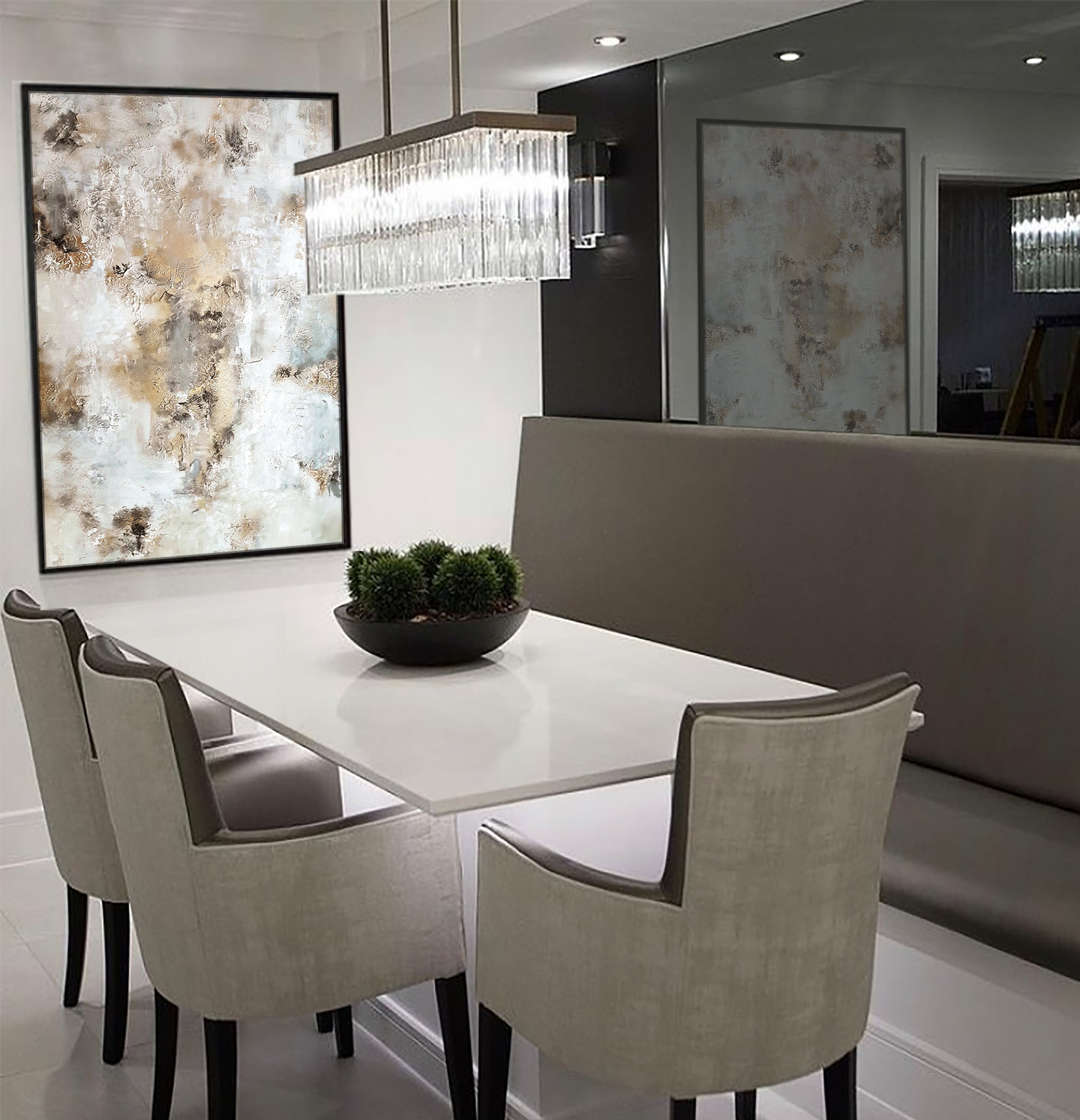 Madison - Texturált, 3D felületű akril festmény (140x80cm)