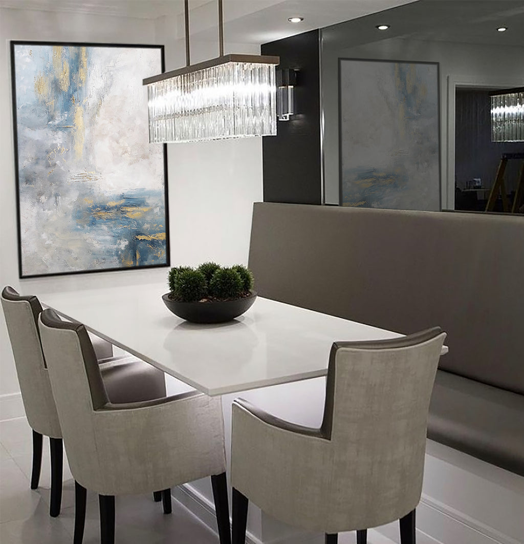 Maren - Texturált, 3D felületű akril festmény (130x80cm) - MINIMAL COLLECTION