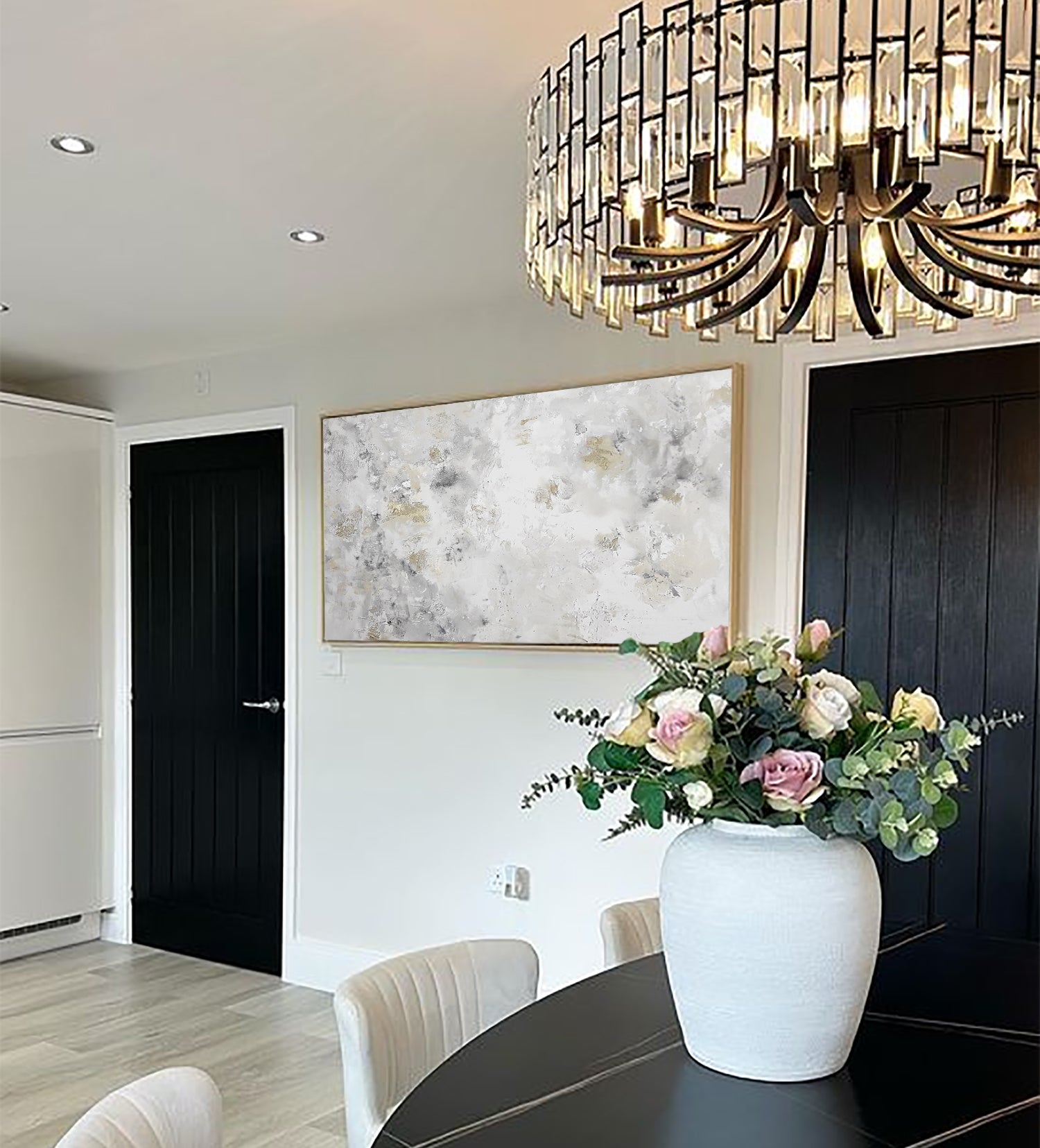 Malia - Texturált, 3D felületű akril festmény (130x80cm) - MINIMAL COLLECTION