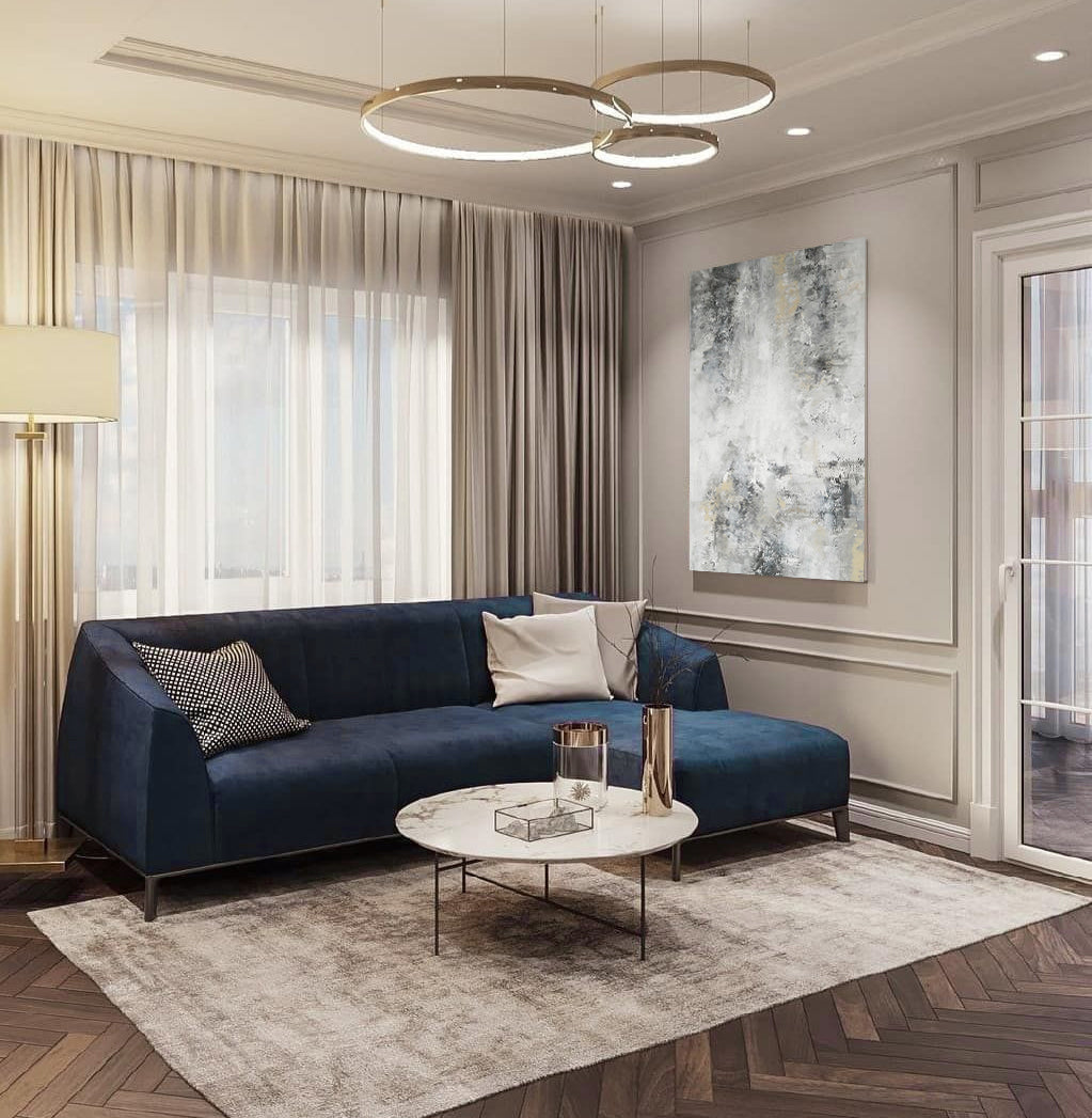 Maya - Texturált akril festmény (130x80cm) - MINIMAL COLLECTION