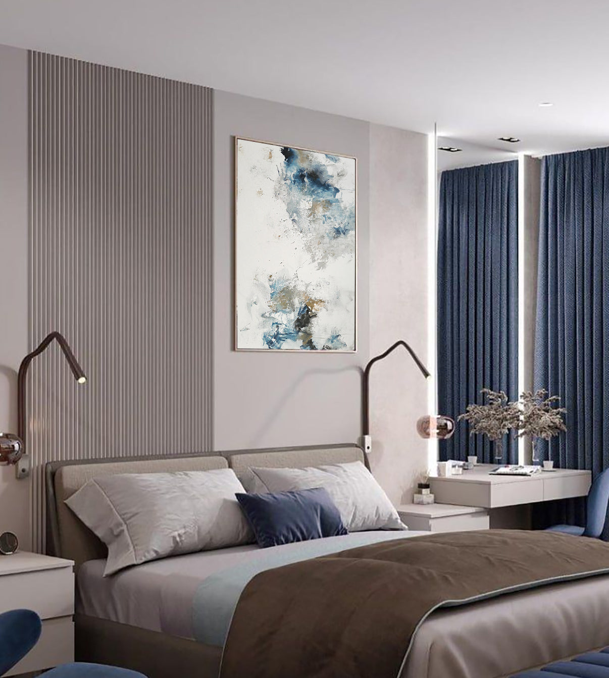 Nava - Akril festmény (100x80cm) - MINIMAL COLLECTION