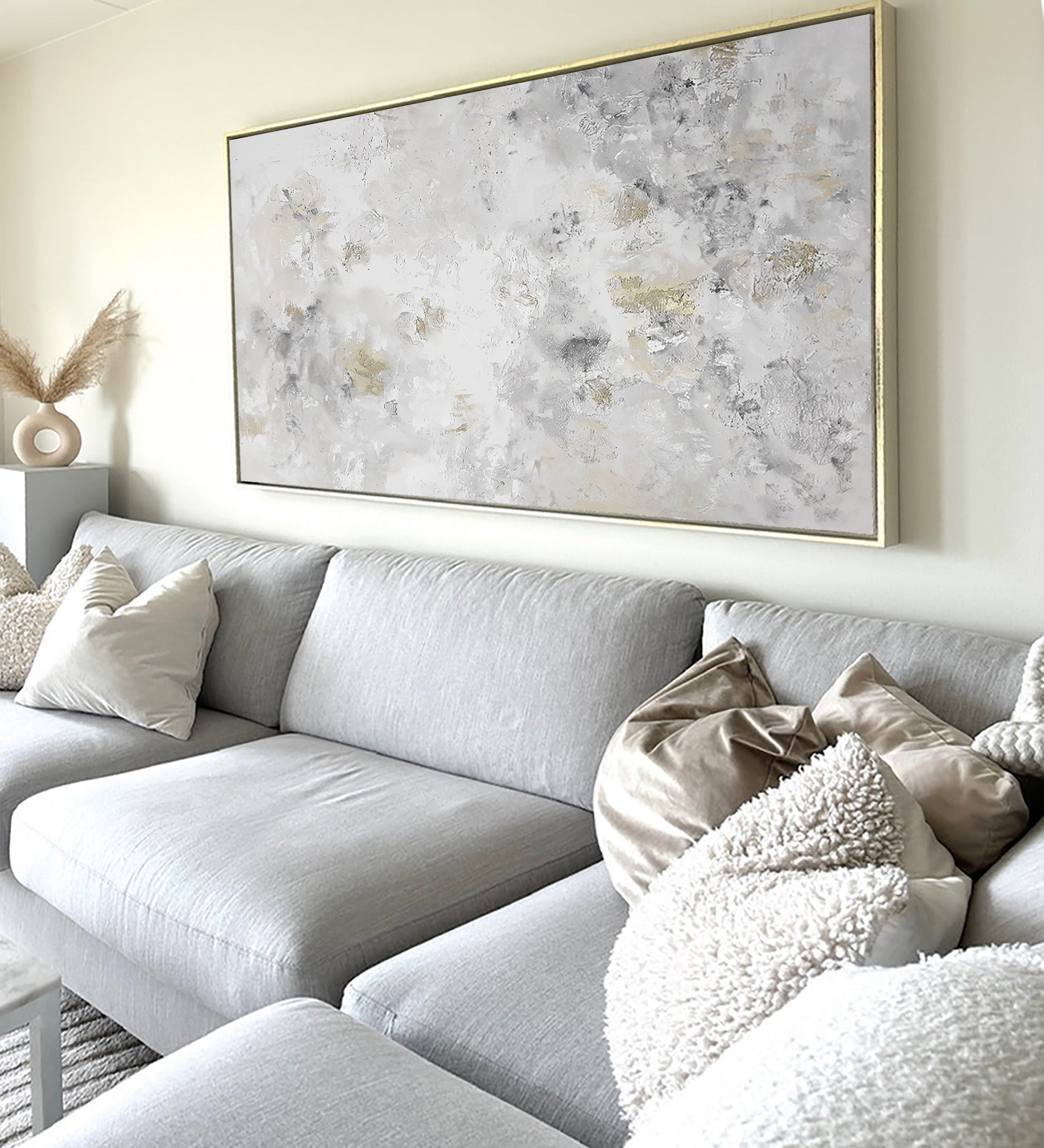 Malia - Texturált, 3D felületű akril festmény (130x80cm) - MINIMAL COLLECTION