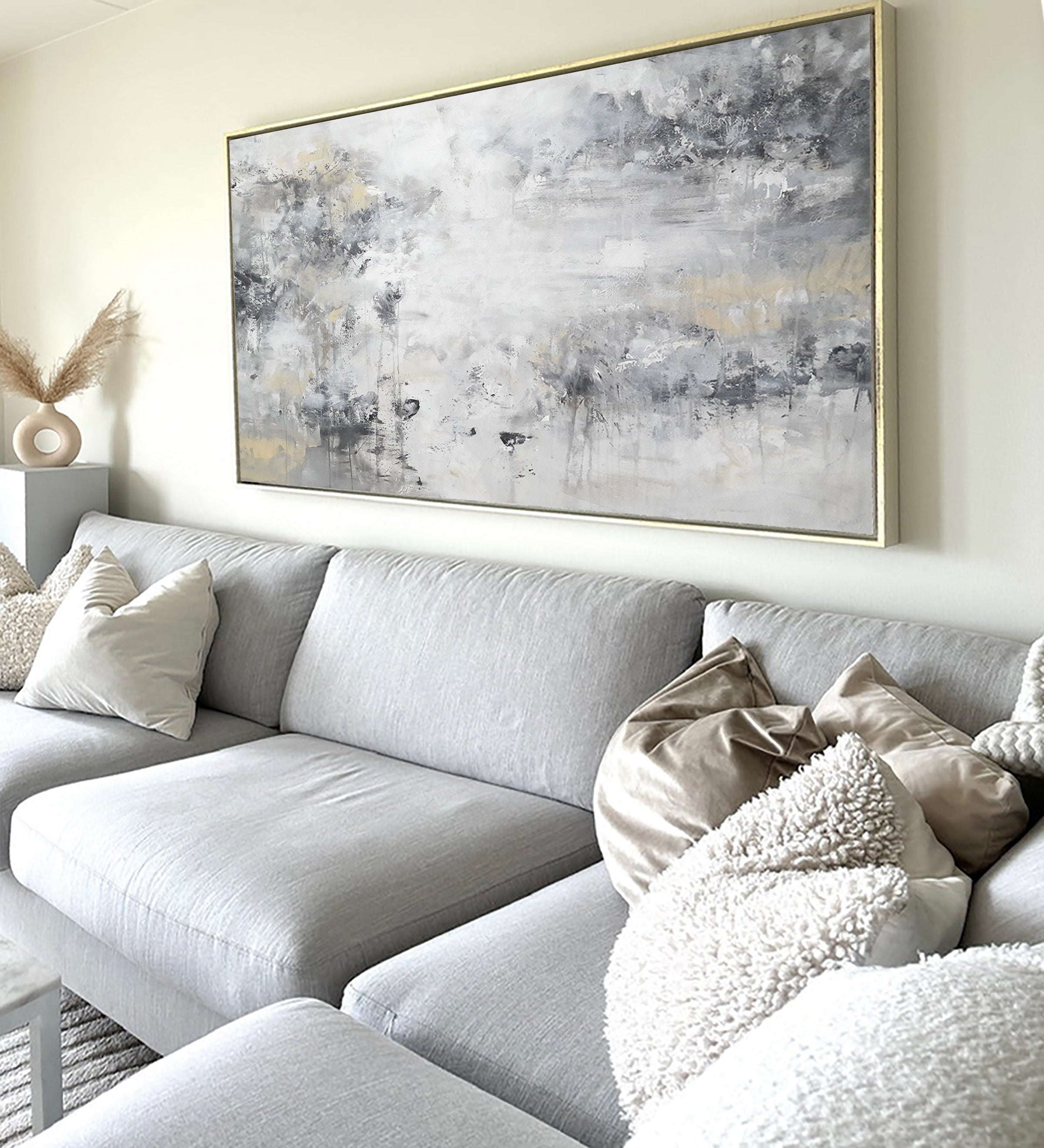 Maya - Texturált akril festmény (130x80cm) - MINIMAL COLLECTION