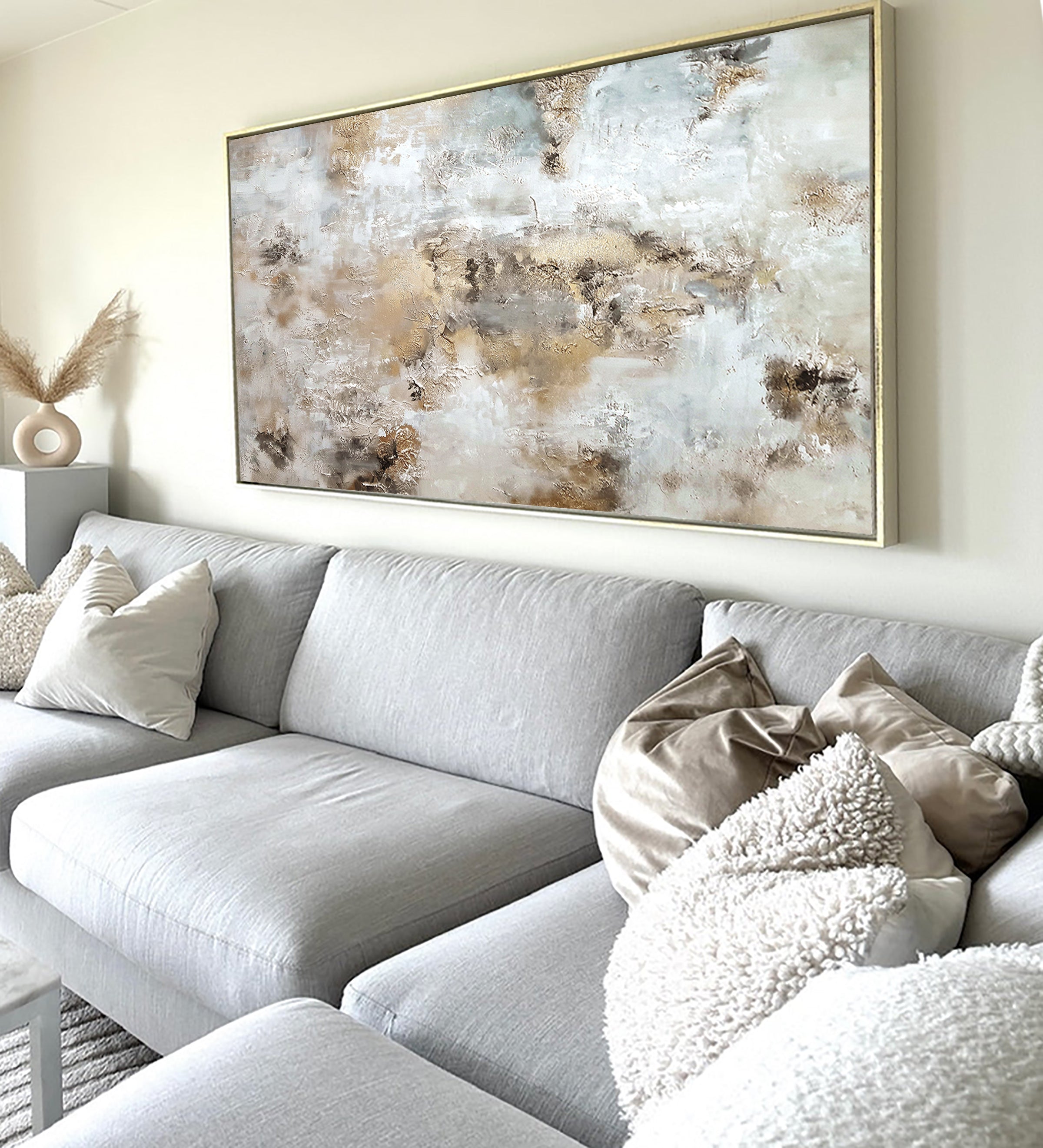 Madison - Texturált, 3D felületű akril festmény (140x80cm)