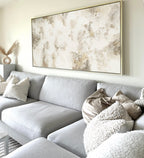 Maeve - Texturált, 3D felületű akril festmény (140x80cm) - MINIMAL COLLECTION