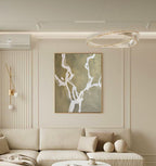 Sienna - Texturált, 3D felületű akril festmény (100x120cm) - SHAPE COLLECTION