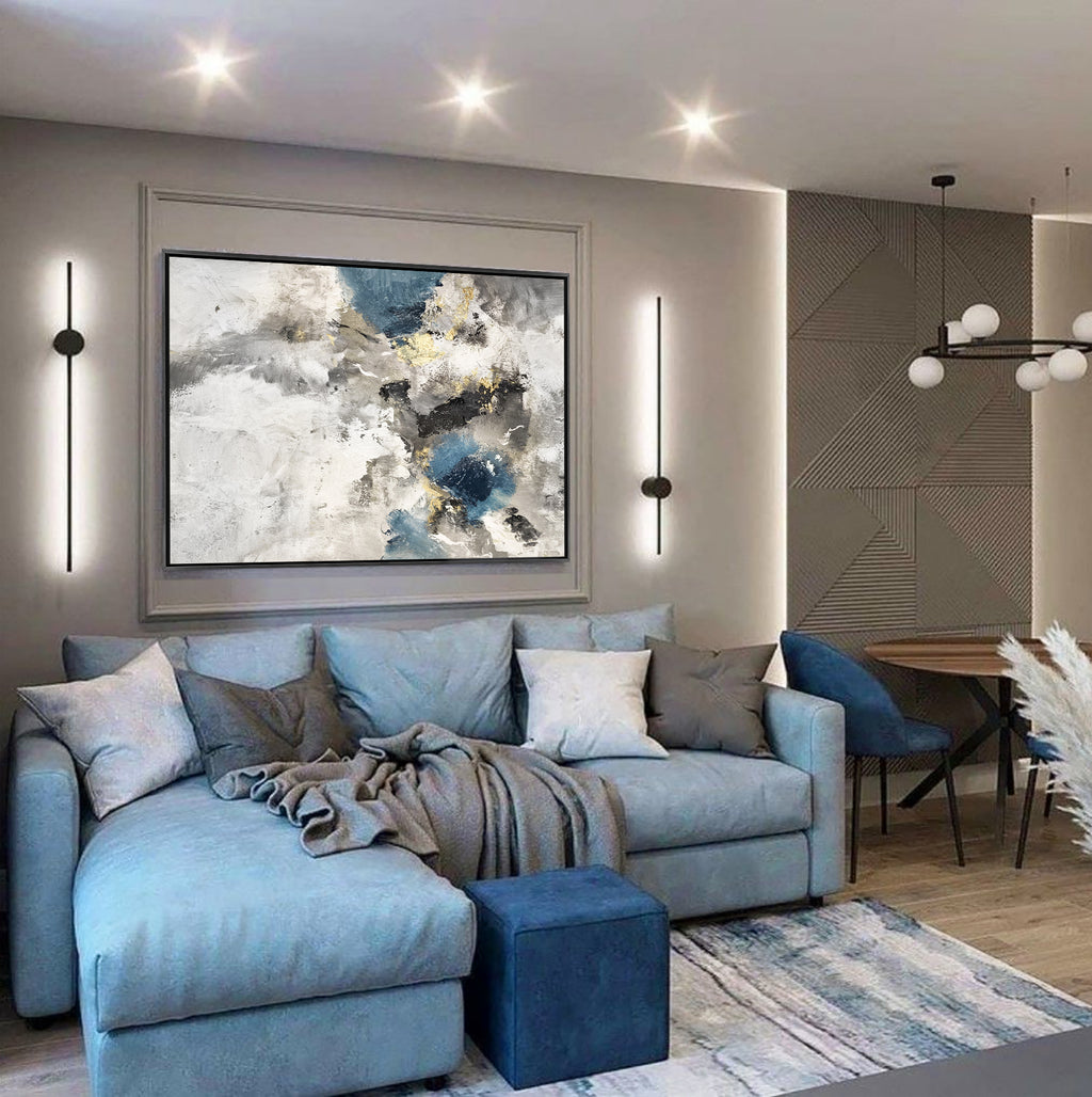 Selah - Texturált akril festmény (100x120cm) - MINIMAL COLLECTION