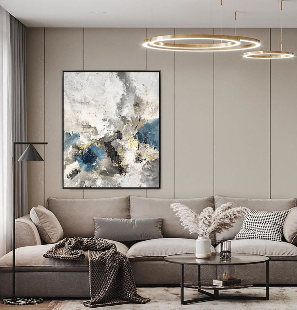 Selah - Texturált akril festmény (100x120cm) - MINIMAL COLLECTION