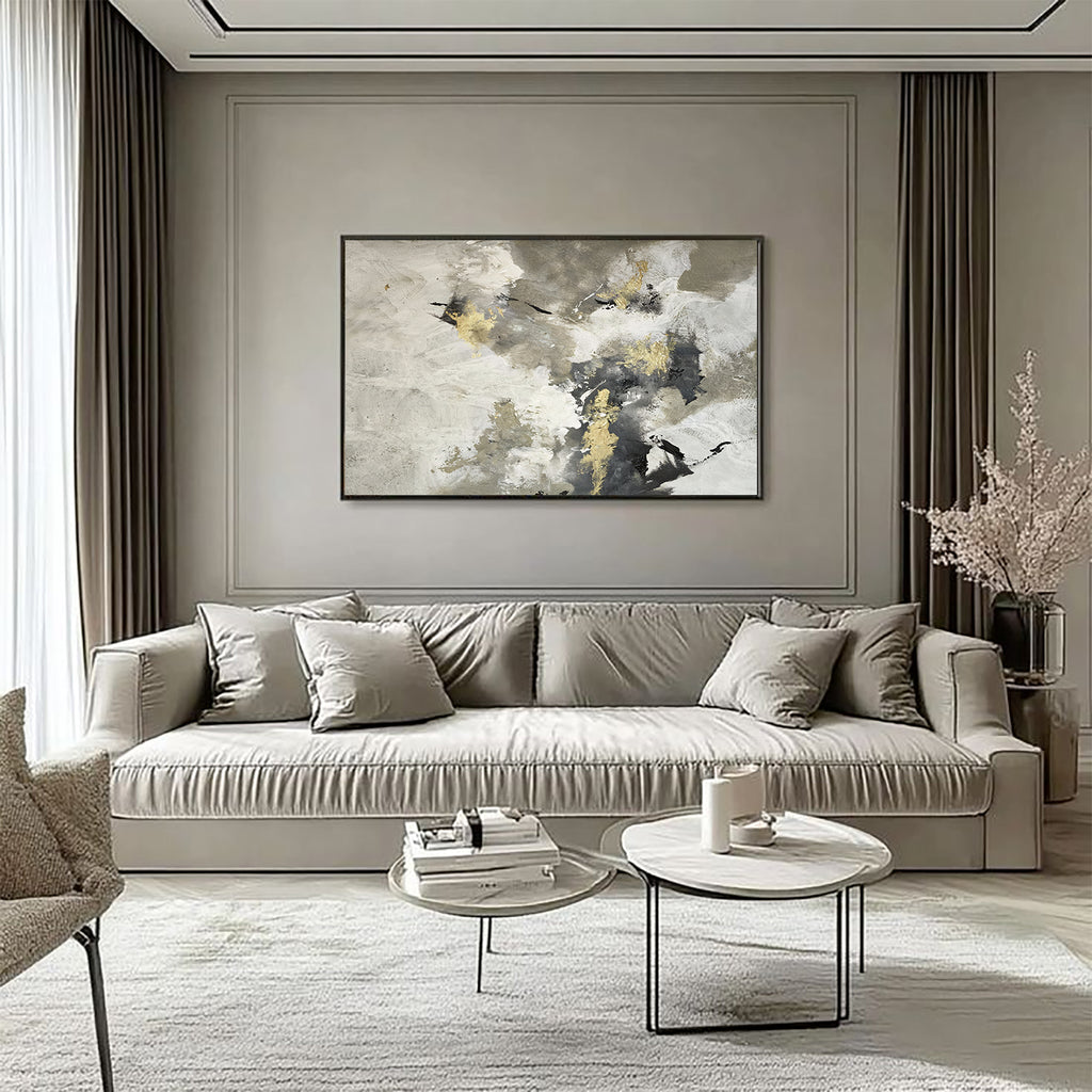 Sacha - Texturált akril festmény (110x140cm) - MINIMAL COLLECTION