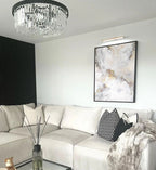 Golden Lily - Texturált, modern, absztrakt akril festmény (100x80cm) - MARBLE COLLECTION