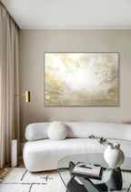 Endless Sky - Texturált, modern, absztrakt akril festmény (100x80cm)