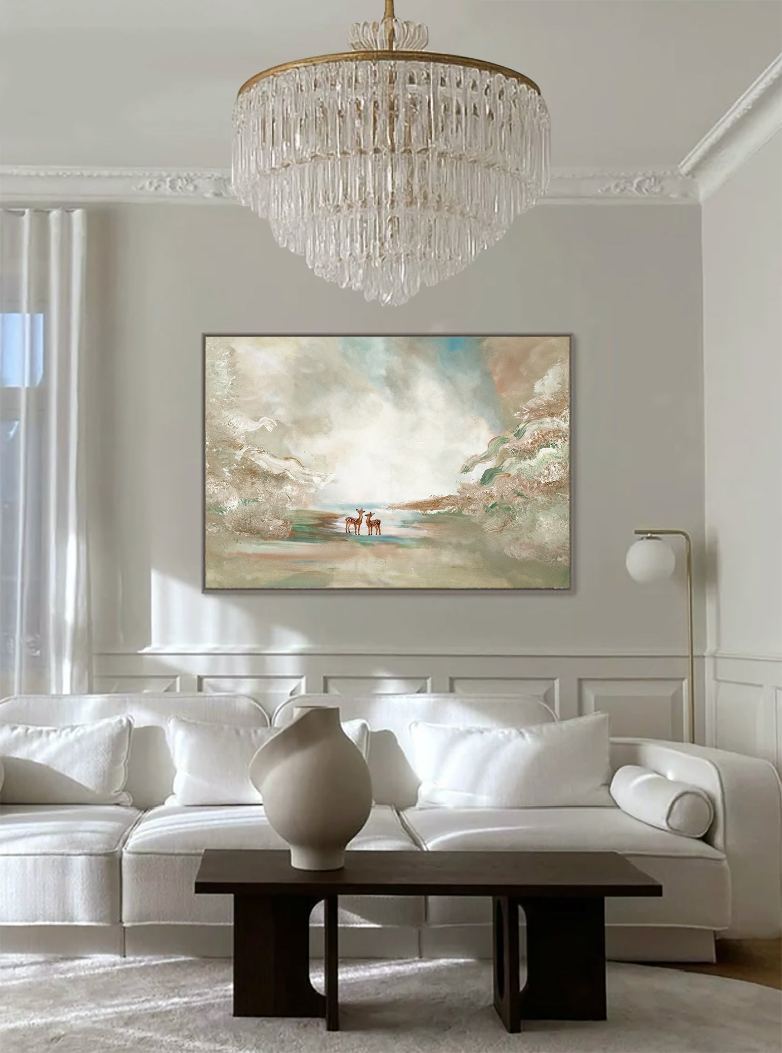 Infinite Horizon - Texturált, modern, absztrakt akril festmény (100x80cm)