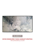 Silver Adriel - Texturált akril festmény - MARBLE COLLECTION